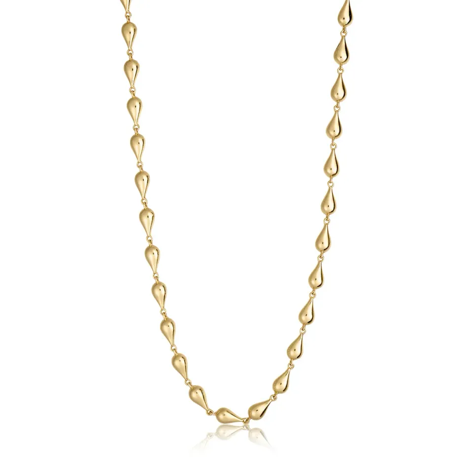 Bykjaergaard Classic collier forgyldt justerbar længde