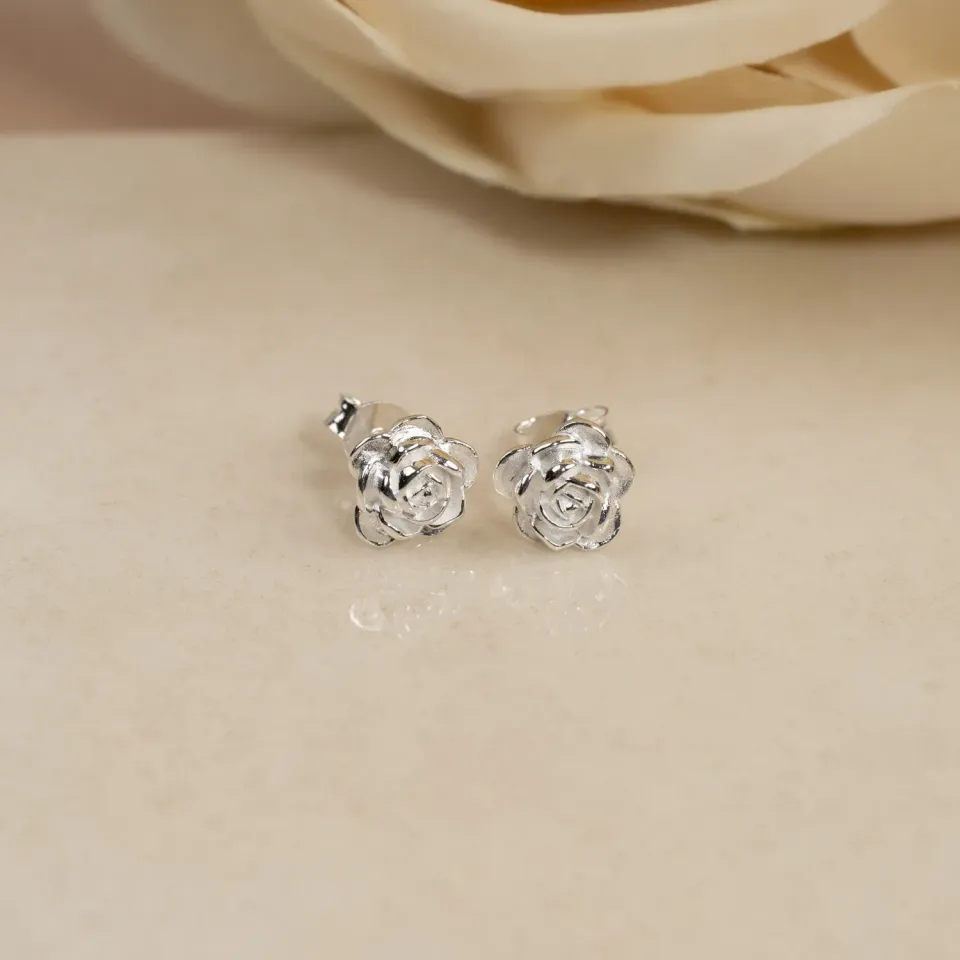 Sisi Copenhagen Rosie Small Stud sølv øreringe 8 mm