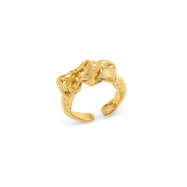 TIMI OF SWEDEN Siri chunky ring rustfrit stål str. 18