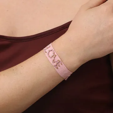 TIMI OF SWEDEN Elodie ribbon armbånd justerbart stof