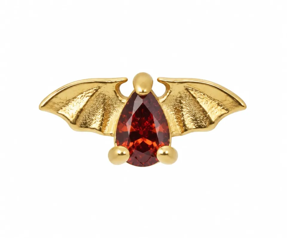 WOS UP Bat single stud guld ministud