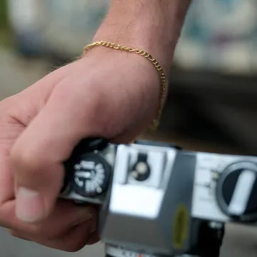 TIMI OF SWEDEN Hugo armbånd sølv 21 cm chunky