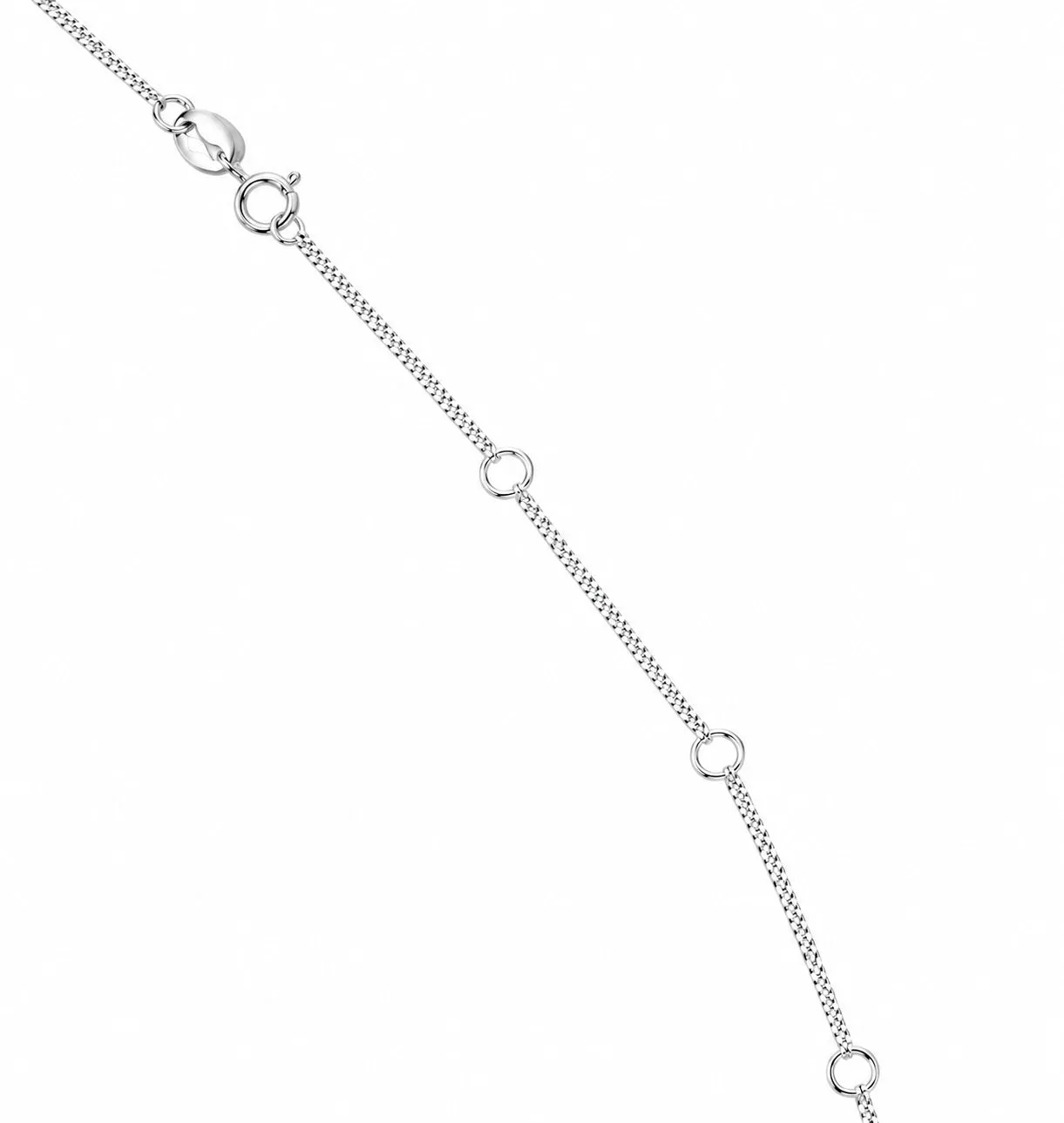 Wos Chain 925 halskæde sølv 55 cm tynd