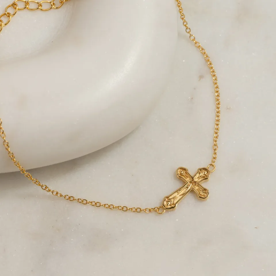 Sisi Copenhagen Dagmar Cross Golden armbånd forgyldt 16+4 cm