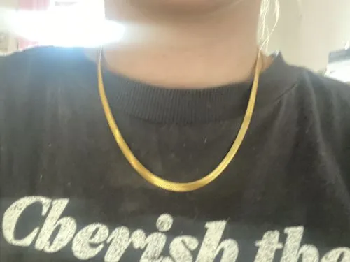 TIMI OF SWEDEN Ivy halskæde snake chain rustfrit stål 46 cm