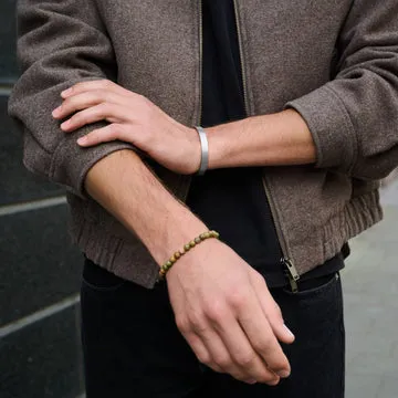 Timi of Sweden Tage armbånd bangle stål 65 mm ribbet