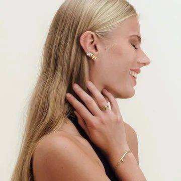 TIMI OF SWEDEN Iselin hjerte ring guld str. 17,5