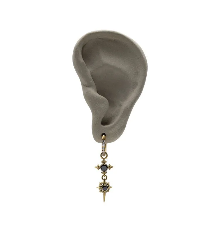 Wos Fairy single ørering guld sort