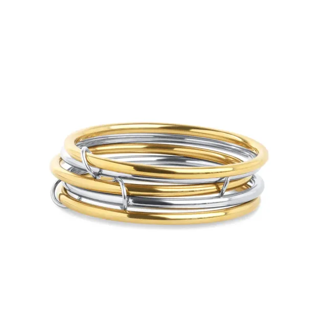 Timi of Sweden Rory stacked bangle armbånd 5 stk vandtæt