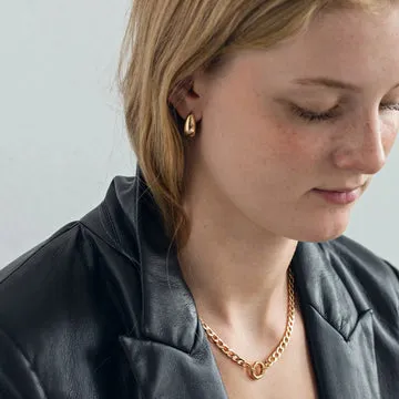 TIMI OF SWEDEN Classic Wide Hoop øreringe guld brede