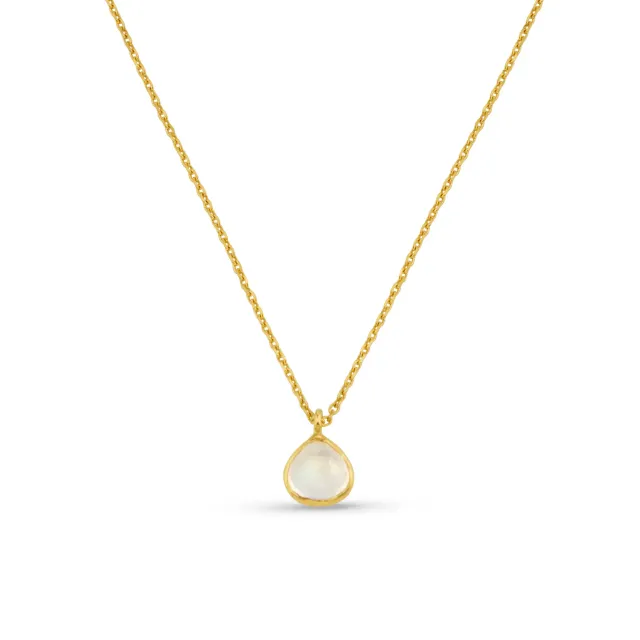 Orelia Luxe Moonstone halskæde guld månesten