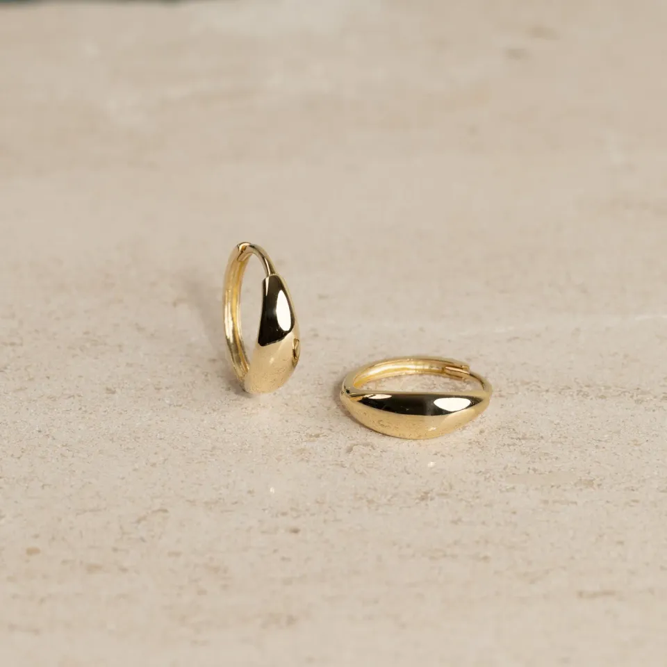 Sisi Copenhagen Karmen creoler 9 kt guld 15 mm