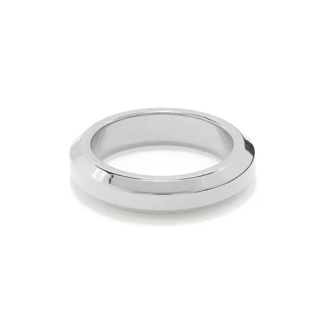 Orelia LUXE Bevelled Edge Ring sølv