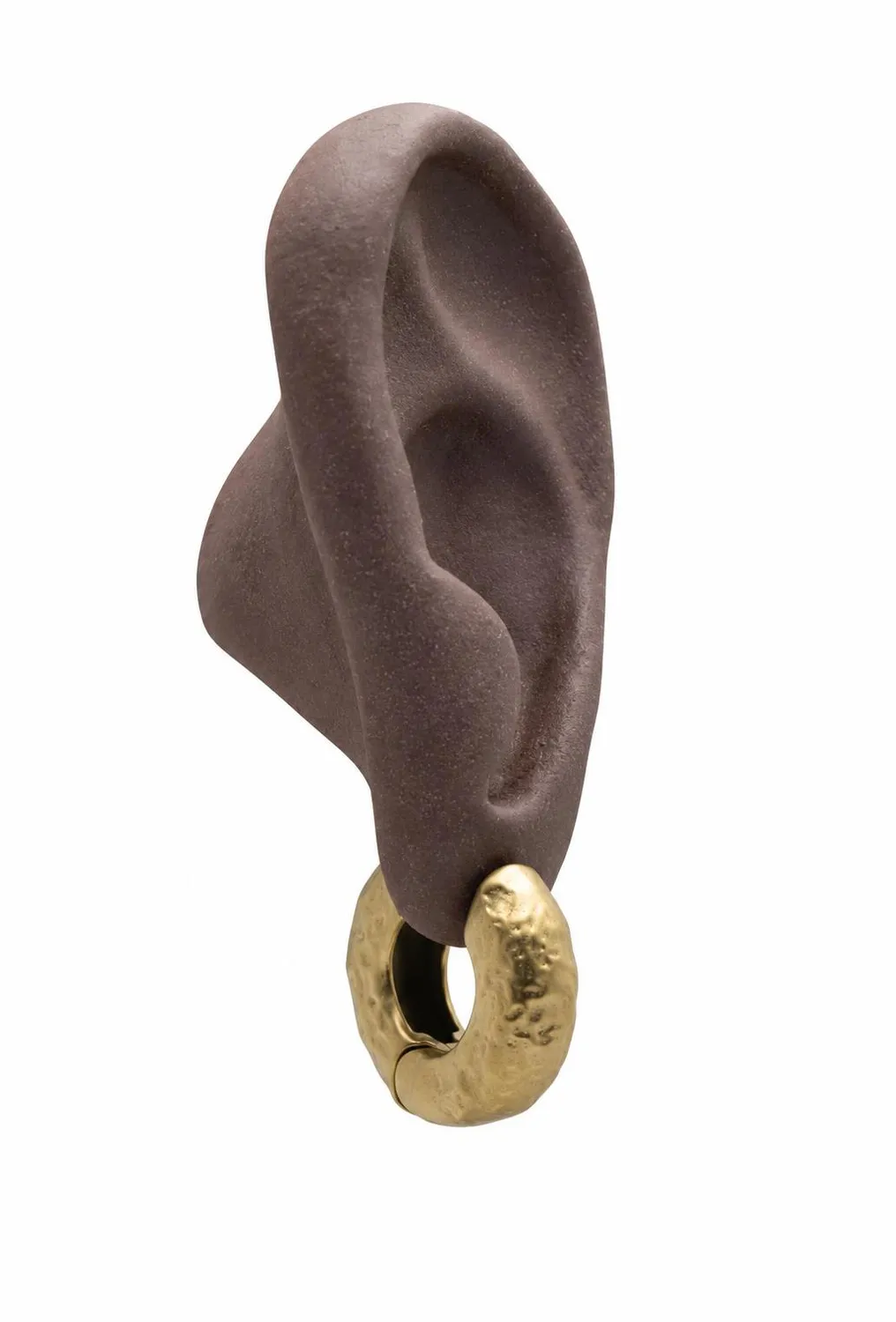 Wos UP Gunvor øreringe guld matte hoops