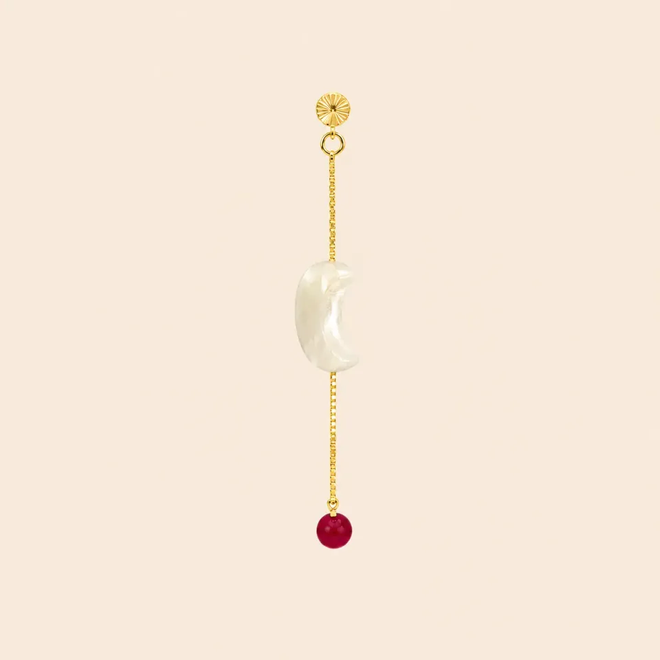Lulo Jewelry Artemis øreringe 18K guldbelagt sommer
