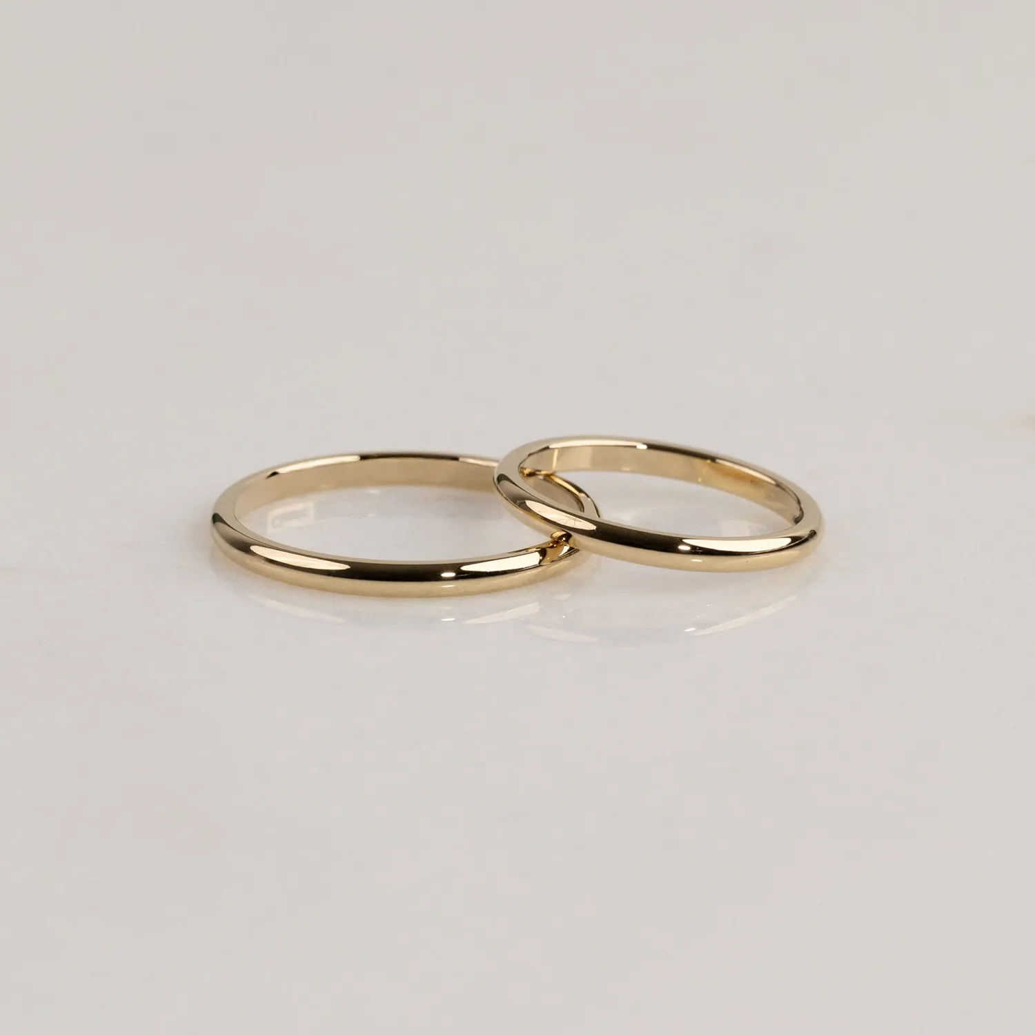Sisi Copenhagen Classic vielsesring guld D-profil 2mm
