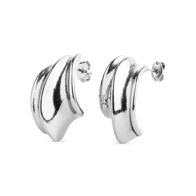 TIMI OF SWEDEN Tay stud øreringe forgyldt 28 mm waterproof