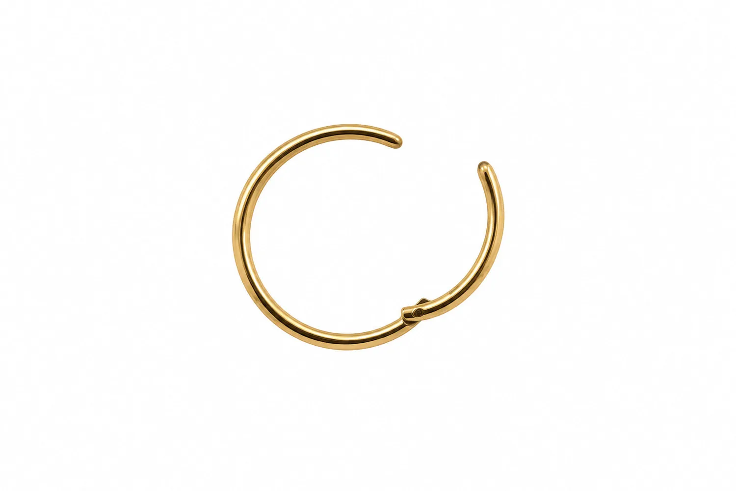 Wos Up Seamless single ørering guld 11 mm ring