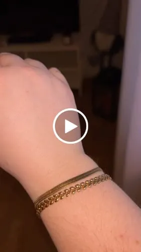 TIMI OF SWEDEN Ivy Snake Chain armbånd rustfrit stål guld