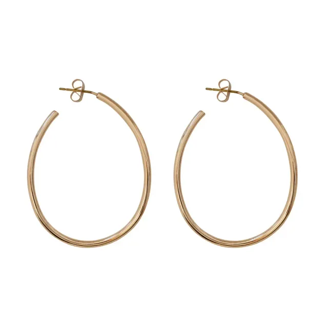Timi of Sweden Natalie øreringe large hoops 40 mm