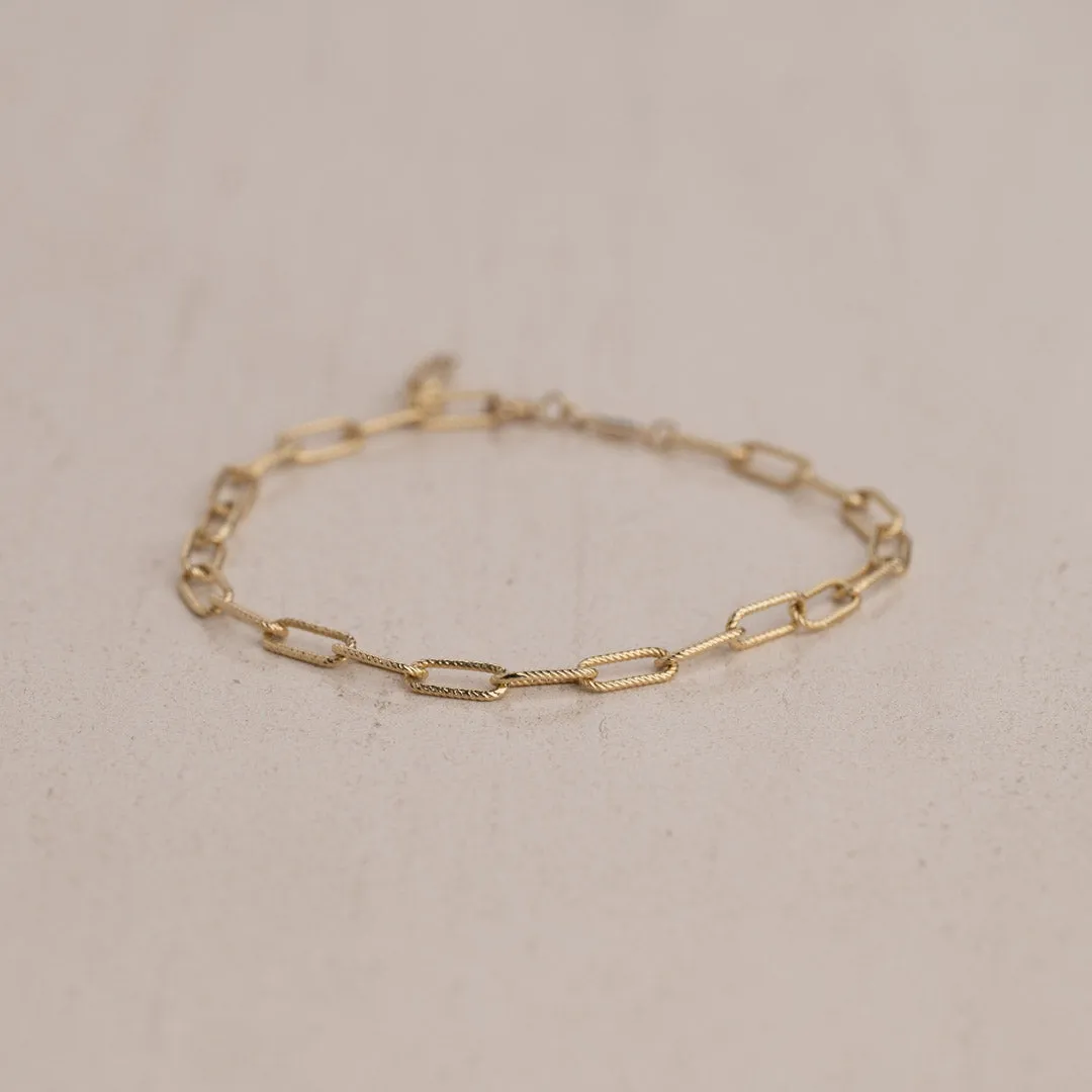 Sisi Copenhagen Roxanne armbånd massivt guld 20 cm