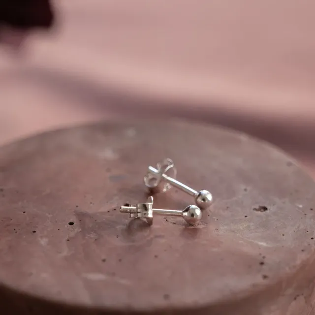 Sisi Copenhagen Dot sølv ørestikker kugle 2,5 mm par