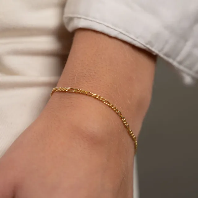 Sisi Copenhagen Uma Figaro armbånd massivt guld 16+3 cm