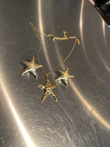 TIMI OF SWEDEN Malin Starfish halskæde guld vandtæt
