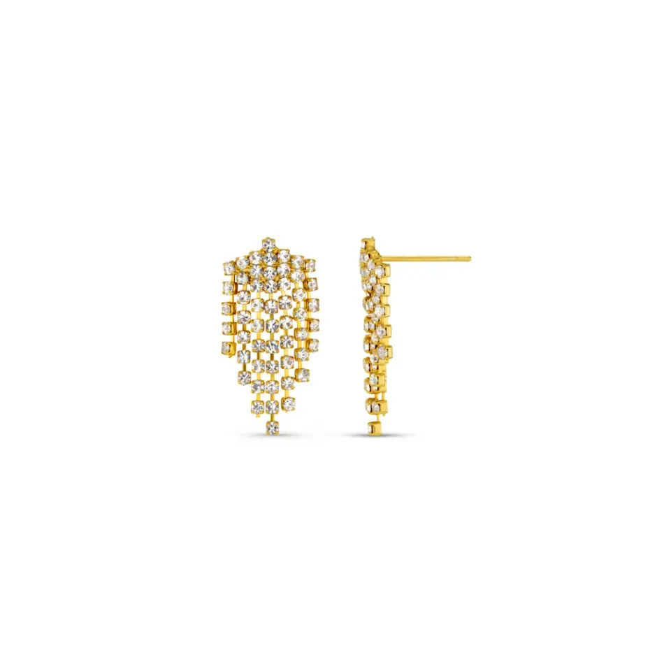 Orelia Mini Waterfall Cupchain øreringe guld