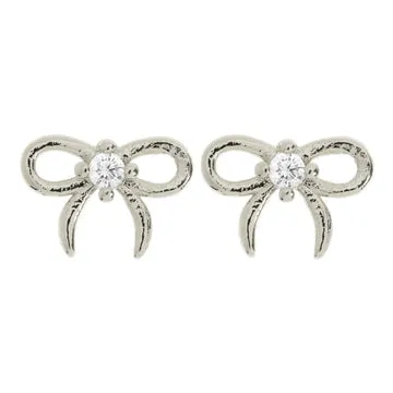 TIMI OF SWEDEN Juliette bow stud øreringe guld 9x6 mm