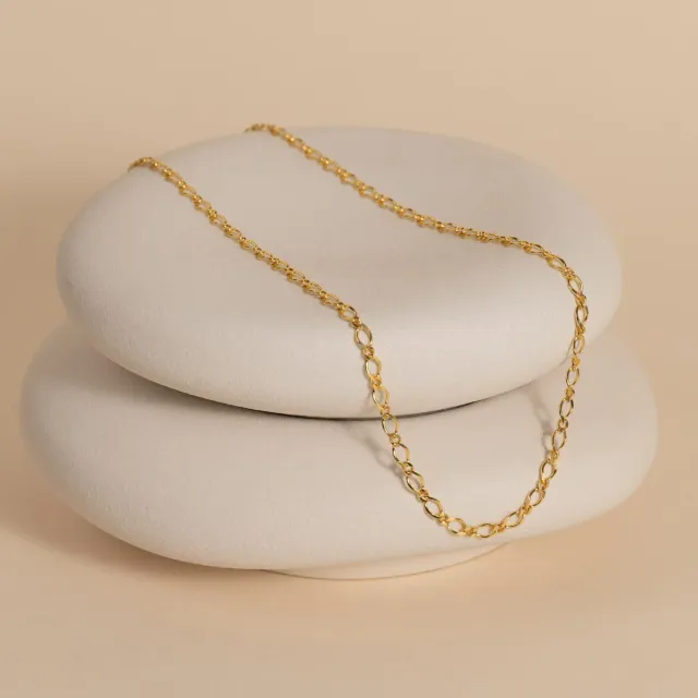 Sisi Copenhagen Karla Golden halskæde forgyldt 42 cm