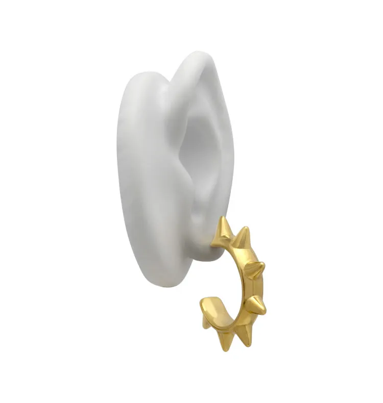 WOS UP Paulina creoler øreringe guld 3,7 cm PVD