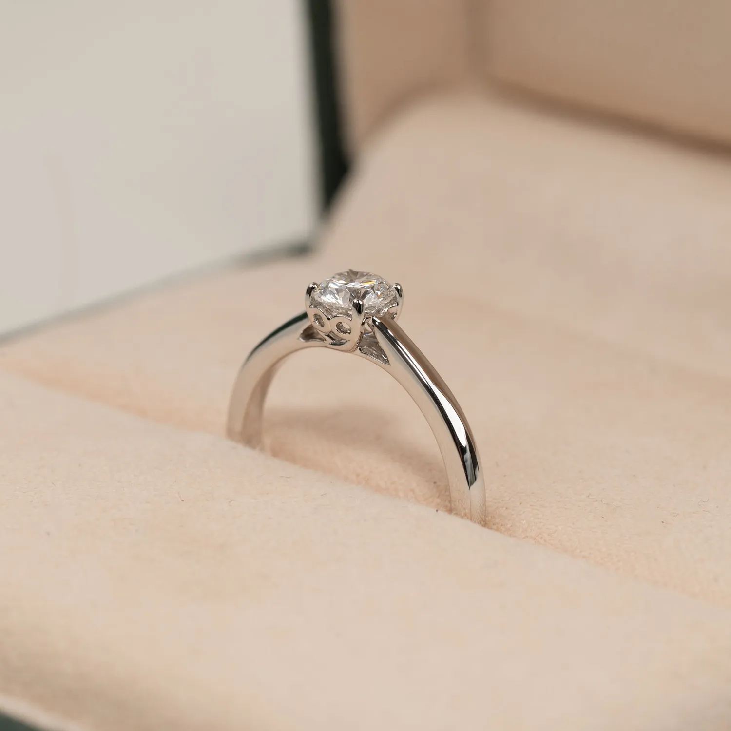 Sisi Copenhagen Solitaire Trellis diamantring 0,55 ct hvidguld