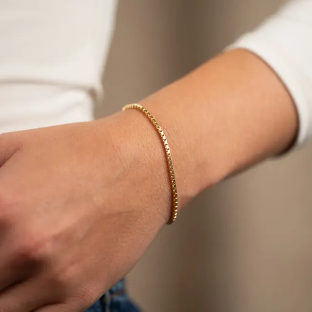 Sisi Copenhagen Venezia Large armbånd forgyldt 16+4 cm