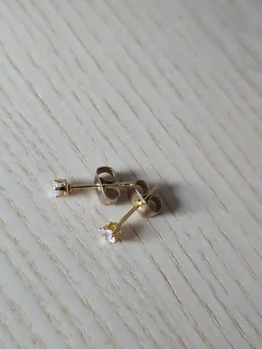 TIMI OF SWEDEN Anais stud øreringe 3 mm krystal stål