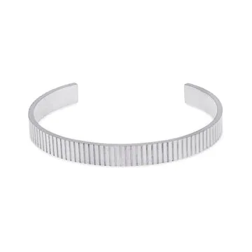 Timi of Sweden Tage armbånd bangle stål 65 mm ribbet