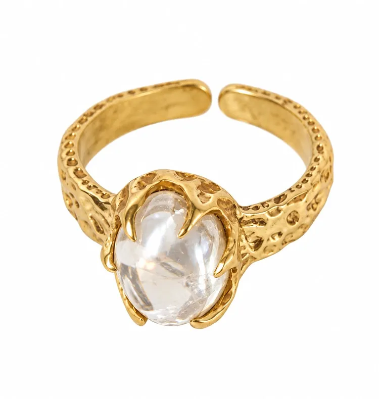 Wos Bedazzled Grip ring bergkrystal justerbar