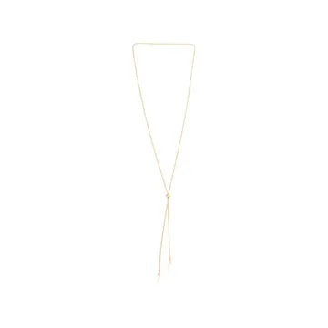 TIMI OF SWEDEN Barbro lariat halskæde ferskvandsperle 60 cm