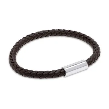 TIMI OF SWEDEN Oliver læderarmbånd 21,5 cm vandtæt