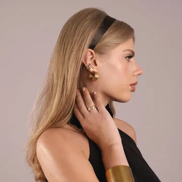 TIMI OF SWEDEN Connie Statement bangle armbånd stål
