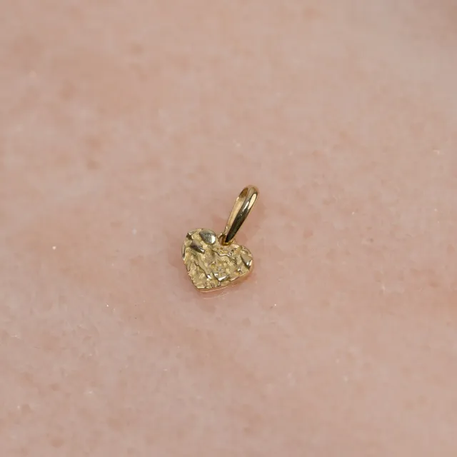 Sisi Copenhagen Molten Heart vedhæng 9 kt guld 7 mm
