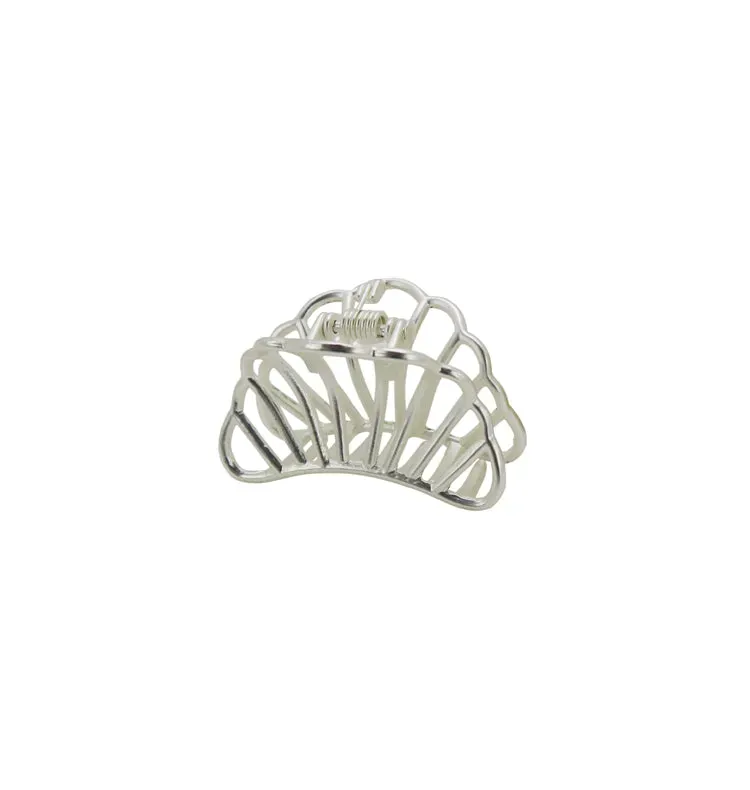 Wos Flo Mini hårspænde sølv 4 cm