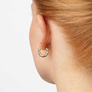 TIMI OF SWEDEN Hildur hoop øreringe stål 11 mm