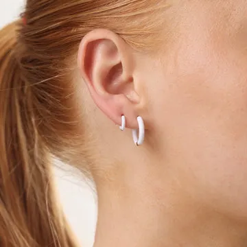 TIMI OF SWEDEN Kaja hoop øreringe 17mm stål