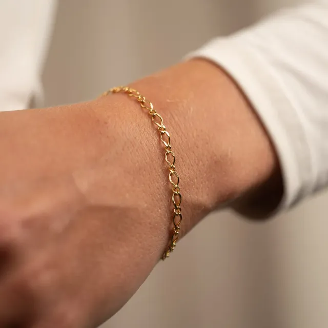 Sisi Copenhagen Karla Golden forgyldt armbånd 16+4 cm