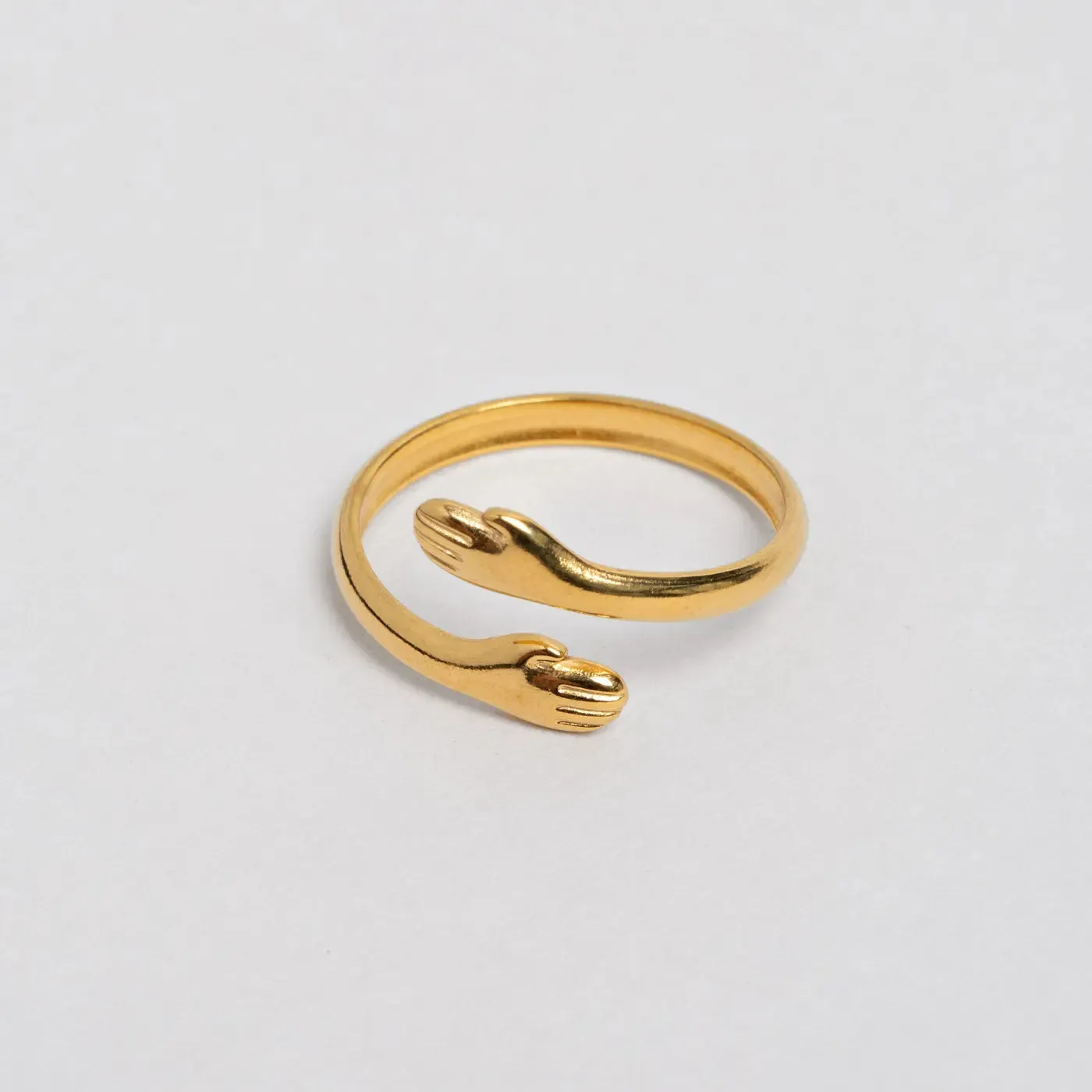 TIMI OF SWEDEN Kara Kram Mig ring guld justerbar stål