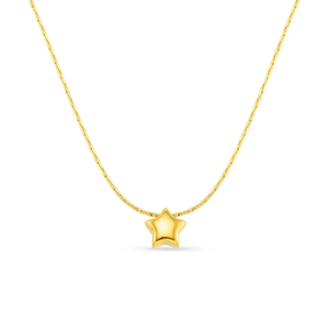 Orelia Fine Star Collar halskæde guld stjerne