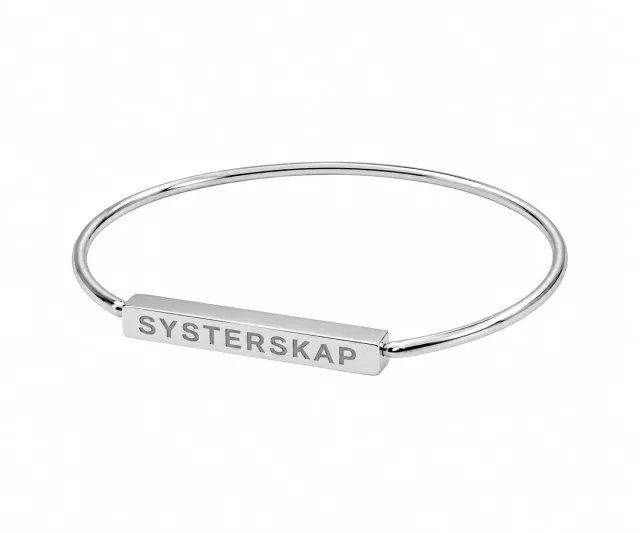 Wos WOS UP Systerskap ring sølv nikkelfri