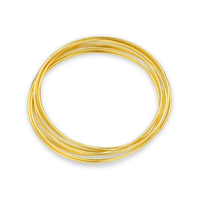 Orelia Fine Multi Interlocking armbånd guld sæt