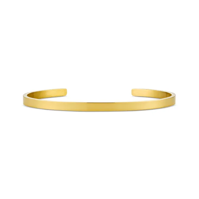 Orelia Simple Metal Cuff armbånd guld rustfrit stål